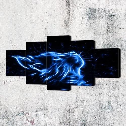 Modern Canvas Painting Blu-ray Posters and Prints Wall Art Picture for Living Room Home Decor with Frame