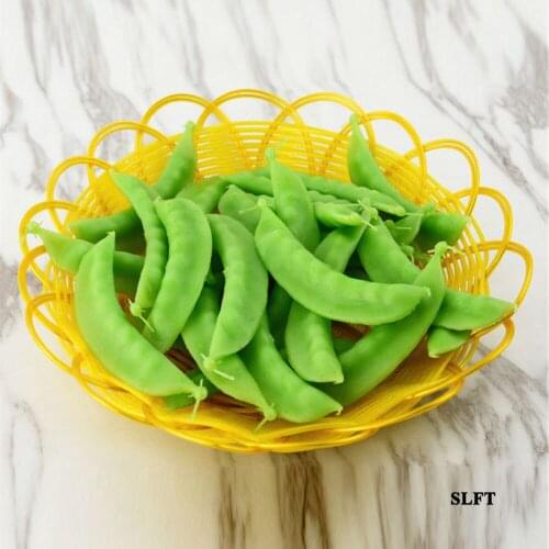 Dining room hall hotel supermarket store shop decoration Faux simulation Vegetables fake artificial snow bean pea pease model
