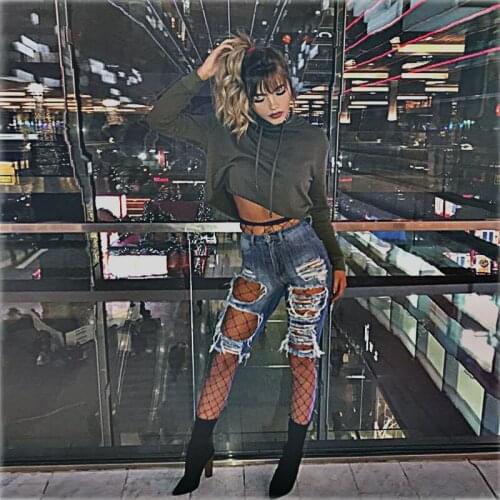 2020New Women Summer Sexy Denim Skinny Ripped Shorts High Waist Hole Destroyed Draped Stretch Bodycon Jeans Slim Shorts