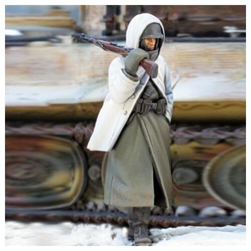 1/35 soldiers Resin kit soldiers GK Military theme of WWII Scene combination Uncoated No colour