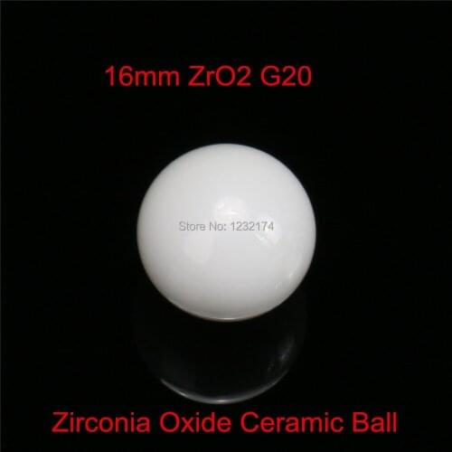 16mm ZrO2 Zirconia Oxide Ceramic Ball G20 2pcs for valve ball,bearing, homogenizer,sprayer,pump 16mm ceramic ball ZrO2