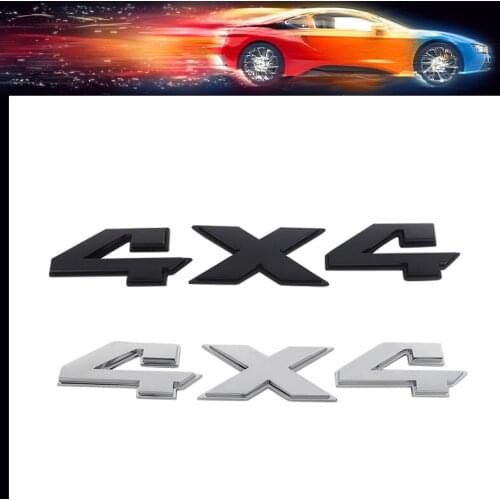 3D Premium ABS 4X4 car Hood Fender trunk Rear Bonnet Nameplate Decal Emblem Badge Sticker for Ram 1500 2500 3500