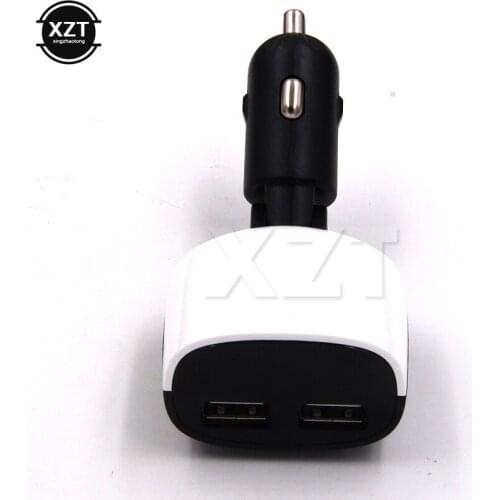 5V 2.4A+1A Dual USB Car Charger Adapter LED Monitor Display For iPhone 5 6 6S 7 Ipad Samsung Tablet Car-Charger
