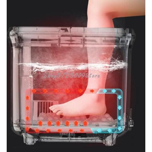 Footbath barrel full automatic constant temperature heating footbath household electric massage footbath barrel high-deep footba