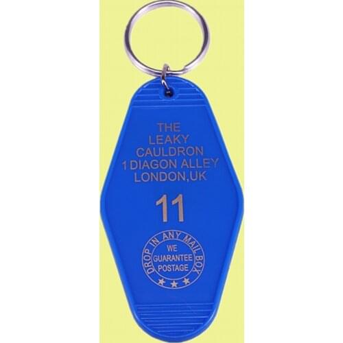 HARRY HP Witch Cauldron Diagon Alley Vintage motel key fobs JK Rowling Wizarding World Hotel Keychain Key ring