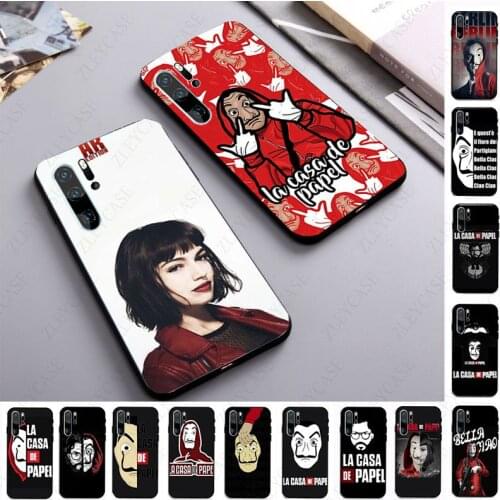 La casa de papel TV Phone Case For huawei p30lite p30pro p20lite p40lite p10plus psmart mate20lite p40pro Coque Shell