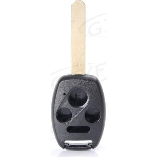 Black Car 4-Button Key Shell fit For Honda Accord 2004-2012 & CRV SE 2005-2006 Replacement Fob