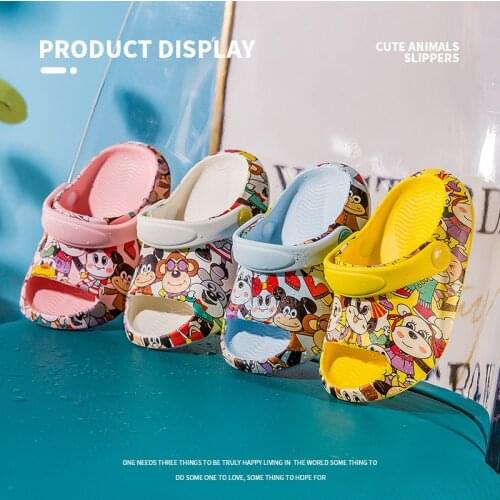 Children Kids Girl Mules Clogs Summer Croc Garden Beach Slippers Sandals Cave Hole Baby Shoes For Girls