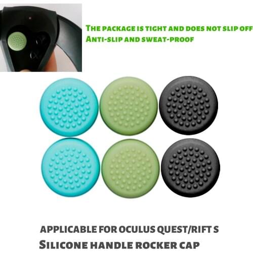 Joystick Cover Silicone Thumb Stick Caps For Oculus quest1 / 2 /Quest Rift S Controller Gamepad Thumbstick Case Game Accessory