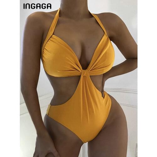 Оранжевые купальники INGAGA China At AliExpress