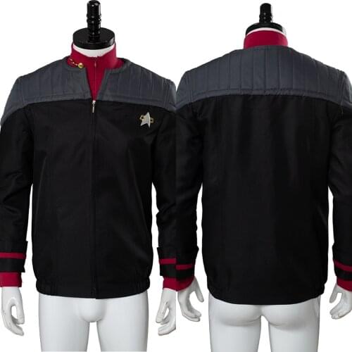 Star Cosplay Costume Trek NEM Uniform Red Jacket Suit Adult Halloween Carnival Costume Men Women Outfit Custom