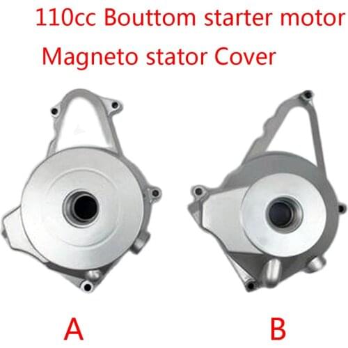 110cc Kids Dirt Pit Bike ATV Quad Magneto Engine Casing Cover 2 pole Bouttom starter motor Cover For JINCHENG Monkey bike