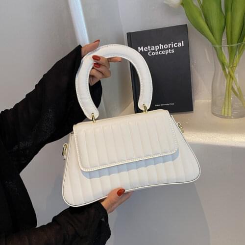 New Fashion Shoulder Bag All-match Small Square Bags Female Luxury Purse Temperament Crossbody Bags Brand Design Trend Handbag