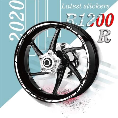 New Motorcycle inner wheel Stickers rim reflective decoration decals car accessories For BMW R1200R r 1200r r1200 r