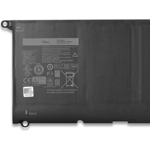 New battery 90V7W replacement battery for DELL XPS 13-9350-D1508 XPS 13-9350-D1508G XPS 13-9350-D1608 XPS 13-9350-D1608T