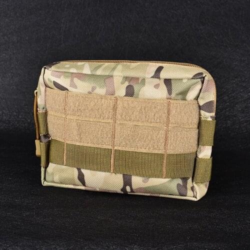 Outdoor EDC Sports Camouflage Pocket Tactical Coin Purse Mobile Phone Bag Backpack Running Bag