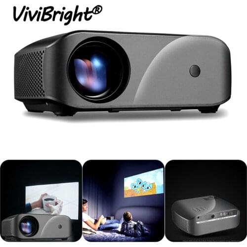 Portable F10 MINI Projector 1920*720P Resolution LED Projector For Home Cinema Support Full HD Portable 3D Beamer EU/US Plug