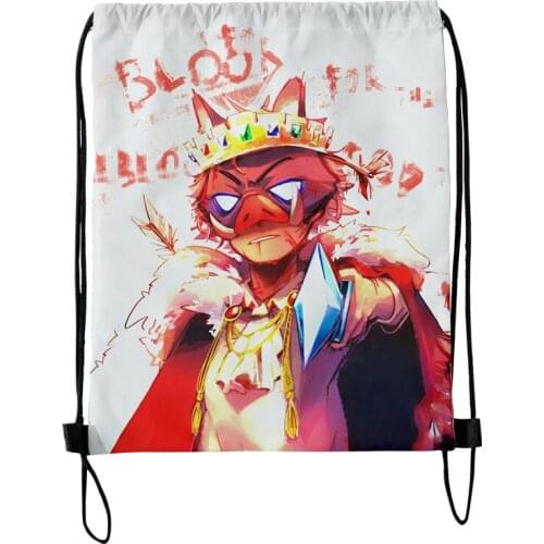 Teechnoblade Merch Fashion Style Student Shoulder Storage Bag Drawstring Travel Beach Backpack Toys Shoes Clothes Organizer