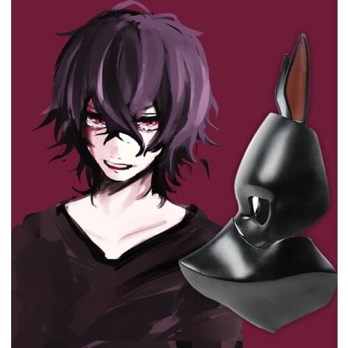 FRP Type!!!Tokyo Ghoul Ayato Kirishima Mask Rabbit Executive of Aogiri Kirshima Ayato Masks Tokyo Ghoul:re Cosplay Props