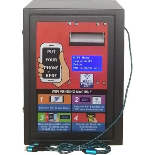 Trade Assurance Money Safe Banknote-Operated Payment Charging WiFi Vending Machine