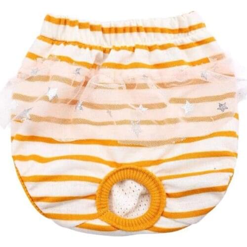 1 PC Summer Dog Lace Shorts Physiological Pants Soft Puppy Washable Female Sanitary Pets Underwear Care Dogs Supplies