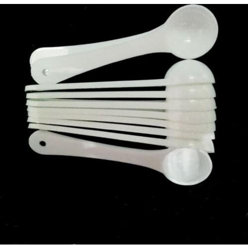 1G Professional Plastic 1 Gram Scoops Spoons For Food Milk Washing Powder Medcine White Measuring Spoons LX6488