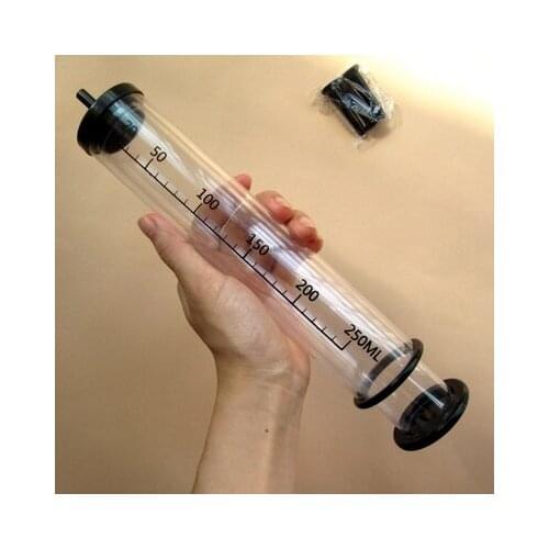 250ml Large Plastic Anal Vaginal Washing Court Anal Cleaning Syringe Massage Tool for Enema Bag