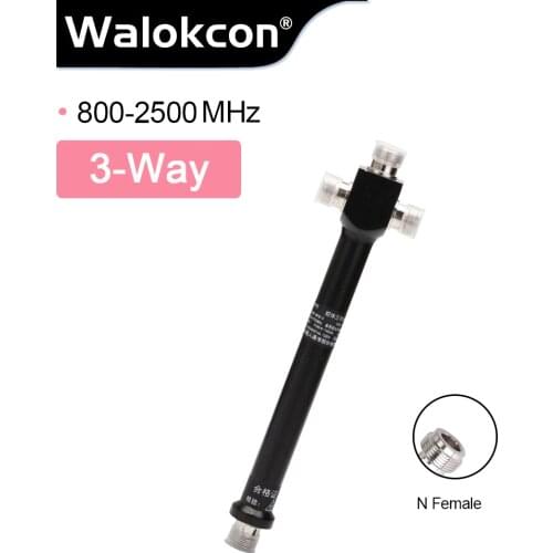 3 way Power Splitter 800-2500mhz low loss Cavity Power Divider For GSM DCS PCS WCDMA 3G Cell Phone Signal Booster Repeater