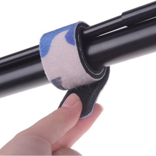 5Pcs/Lot Elastic Band Fishing Rod Strap Strong Flexible 25*3cm Nylon Rubber Fish Rod Belts Fishing Gear Accessory