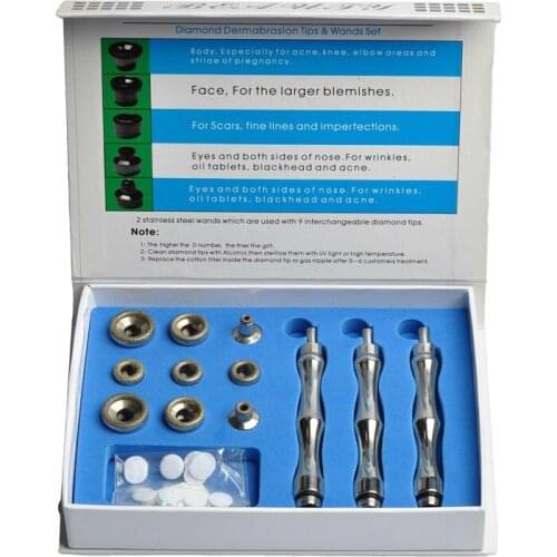 Diamond Dermabrasion Accessory Part Diamond Tips and Wands Cotton Filter for Skin Care