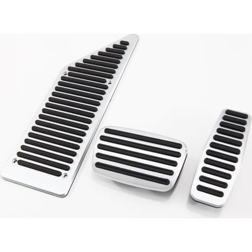 Car Aluminum Footrest Rest Gas Pedal Pad Kit For Buick Encore and Chevrolet Rveo/Trax Auto! No drilling