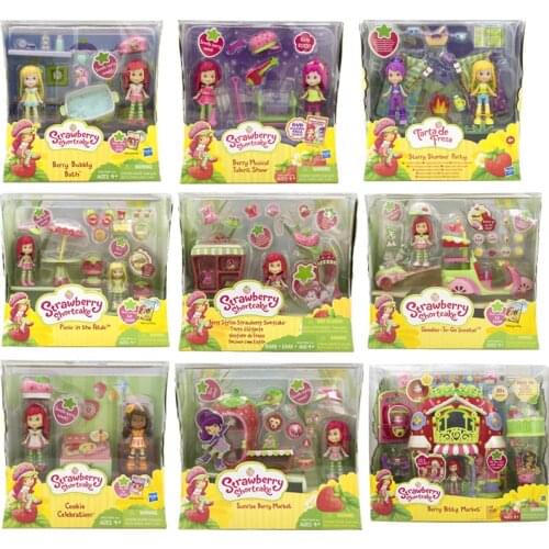 Hasbro Strawberry Shortcake Action figures Strawberry Dolls Scene dolls girl play house toys Christmas birthday gifts for kids