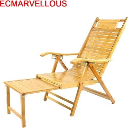 Poltrone Da Salotto Armchair Daybed Relax Poltrona Divani Bamboo Folding Bed Sillon Reclinable Fauteuil Salon Chaise Lounge