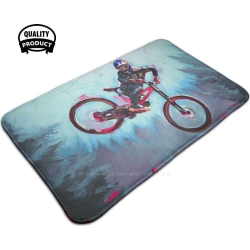 Finn Iles At The Crankworx Whip Off Soft Foot Pad Room Goods Rug Carpet Bike Bicycle Mountain Mountainbike Moto Rider Tri Ride