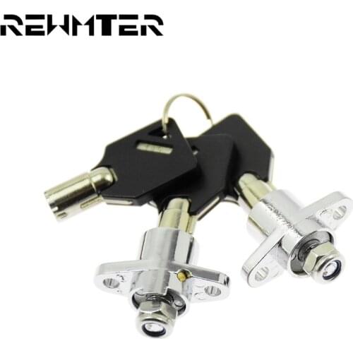 Motorcycle Steel Hard Saddlebag Lock Key Kit Set For Harley Touring Electra Street Road FLHX FLHT/R 2014 2015 2016 2017-Up