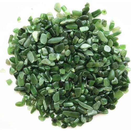 Dropshipping 50g 5-7mm Natural Green Jasper Jade Stone Polished Reiki Chakra Healing Crystals Natural Stones and Crystals