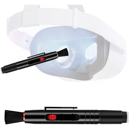 Lens Cleaning Pen Lens Camera Lenses Filters Eyeglasses Dust Remove Brush Cleaner Multifunctional for Quest 2 VR Headset