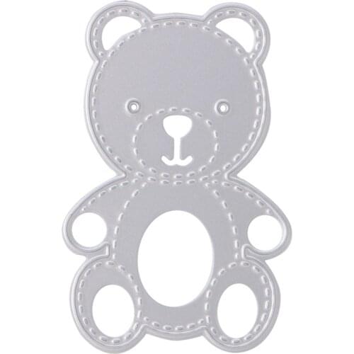 Bear Cutting Dies Stencil Scrapbook Paper Card Embossing Decorative Decor