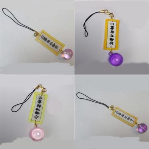 1pcs Handmade Anime Cartoon Inuyasha Kikyou Keychain Cosplay Prop for Backpack Decor Pendant for Women Men Christmas Gift