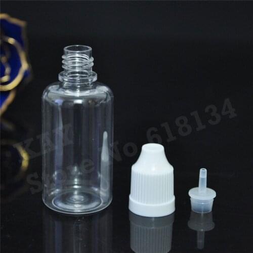 1200pcs 30ml PET bottle transparent plastic dropper bottle oil bottles
