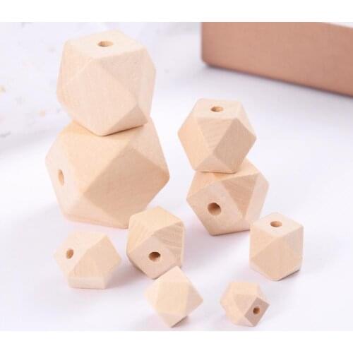 2-60Pcs Nature Color Wooden Charm Round Beads 10-30mm Spacer Loose Beads for Handmade Making Jewelry Accesories Wholesale