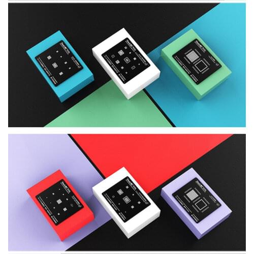 Black steel mesh Universal hard disk module positioning BGA Reballing Stencil plant tin plate CPU stencil For IPhone