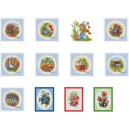 Flower Product Egypt Long-staple Cotton Self-Made No Needlecross stitch kits Van Gogh Wheat Field