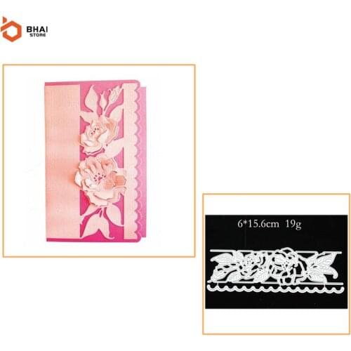 Flowers Lace Metal Die Cutting For DIY Scrapbooking Photo Album Decorative Stencils Embossing Paper Cards Crafts 2021 New