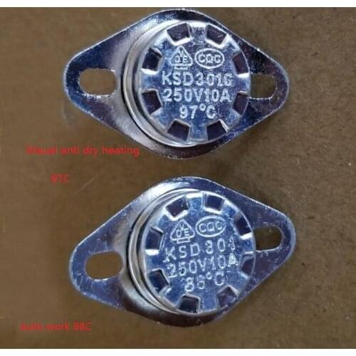 Water Dispenser Parts a pair temperature control switch thermostat manual 97C and auto 88C work