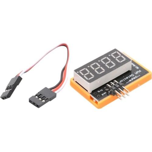 1set Servo Signal Monitor Pulse Frequency PWM Detector Remote Control Receiver Tester w 3P Connect Cable for RC Aircraft Robot