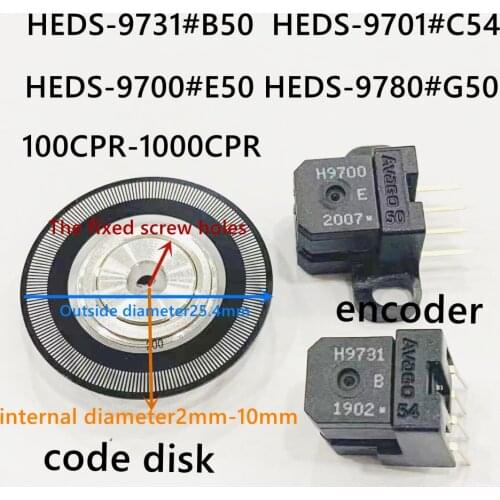 HEDS-9731#B50 1000cpr and Code Disk Photoelectric rotary Encoder SENSOR