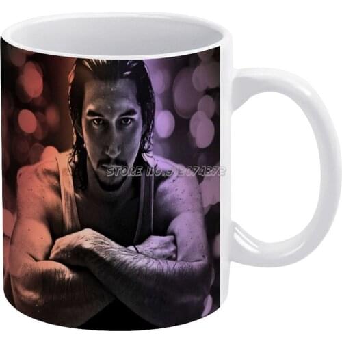 Adam Driver Coffee Mugs 330ml Creative Travel Mug and Cup Office Drinkware Mugs Tazza Adam Driver Adam Driver Kylo Ren Kylo Ren