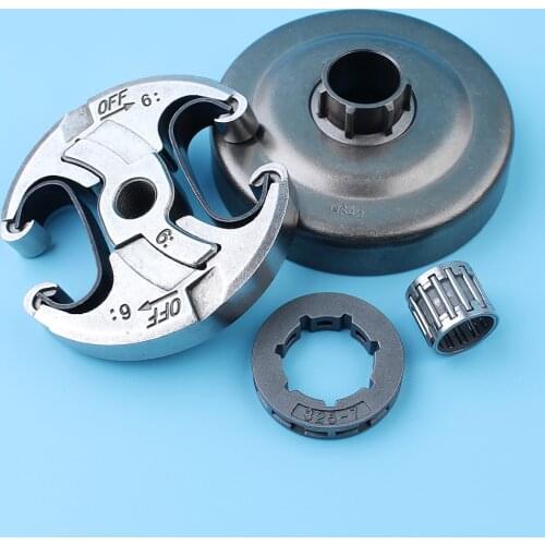 .325"-7T Clutch Drum Sprocket Rim Needle Bearing Kit For Husqvarna 340 345 346XP 350 351 353 445 450 E Chainsaw