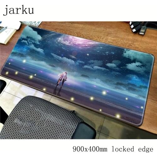 Your Lie in April mousepad gamer large 900x400mm gaming mouse pad home notebook pc accessories cheapest padmouse ergonomic mat